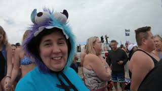 Team quotFreezing Our Barnacles Offquot at the Polar Bear Plunge  Seaside Heights NJ  February 24 2024 [upl. by Dlanigger]