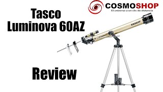 ⭐Review 🔭 Telescopio Tasco Luminova 60AZ 40060660🌟  🛠Como viene 🌞 que incluye 🌑 para que sirve 🪐 [upl. by Griffin339]