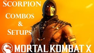 Mortal Kombat 1 Scorpion Combos Sareena Kameo  Mortal Kombat 1 Scorpion Sareena Combo Tutorial [upl. by Raimundo]