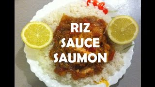 Riz à la sauce saumon Salmon rice [upl. by Attenaej]