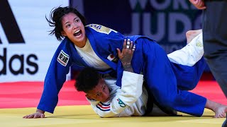 Amandine Buchard vs Uta Abe  SemiFinal 52 World Judo Championships Tashkent 2022 [upl. by Dierolf]