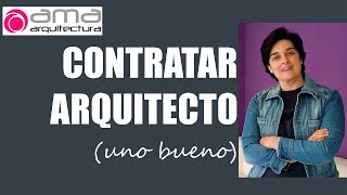 🧐Cómo CONTRATAR un buen ARQUITECTO👀para ti [upl. by Lawton]