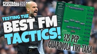 FM24 Tactics  325 pep Guardiola tiki taka  The Best Tactics of Football Manager 2024 [upl. by Neit]