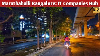 marathahalli bangalore  bangalore metro  bangalore city  outer ring road bangalore  IT hub [upl. by Larue]