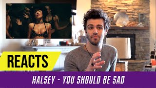 Producer Reacts to Halsey You Should Be Sad [upl. by Aicilev248]