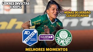 As PALESTRINAS vencem mais uma e mantêm INVENCIBILIDADE e LIDERANÇA no PAULISTA FEMININO [upl. by Aileda]