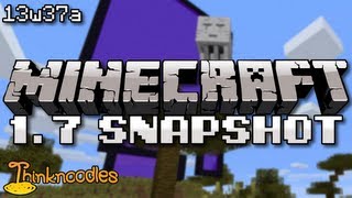 Minecraft 17 13w37a Snapshot New Nether Portal Shapes [upl. by Adolf321]