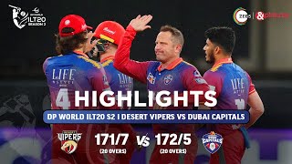 ILT20 S2  English  HIGHLIGHTS  Colin Munro amp Sam Billings  DV vs DC  T20  9th Feb [upl. by Ennaeirb374]