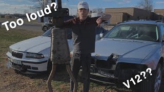 I Straight Piped My V12 BMW  E36 V12 Swap Part 2 [upl. by Itch]