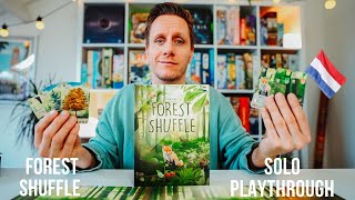 FOREST SHUFFLE  Nederlandse Playthrough  Solo Variant [upl. by Stratton]