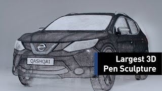 Nissans 3D Pen Sculpture [upl. by Ellard607]