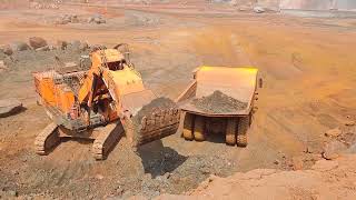 ShovelDumper loading processNMDC BAILADILA Iron ore mines [upl. by Nivre571]