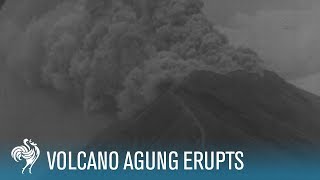 The Fury of Mount Agung Active Volcano Erupts in Bali 1963  British Pathé [upl. by Amaris]