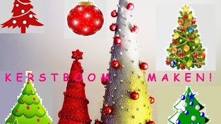 DIY KERSTBOOM ZELF MAKEN [upl. by Thielen]