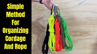 How To Coil Rope  Works great for extension cords too [upl. by Docilu]