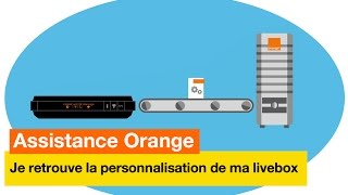 Assistance Orange  Je retrouve la personnalisation de ma Livebox  Orange [upl. by Pittman550]