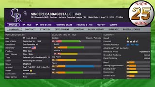 Sincere Cabbagestalk  Lets Play OOTP 25  Ep 31 203233 Offseason [upl. by Tabby974]