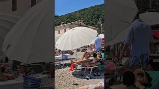 Moṣ̌ćenička Draga Beach Urlaub in Kroatien kvarner bucht [upl. by Aicul]