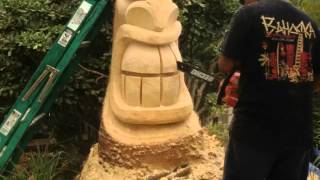 How to carve a TiKI [upl. by Cooley]