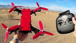 MJX RC Bugs 8 Pro Acro Trainer Drone Flight Test Review [upl. by Ynnatirb]