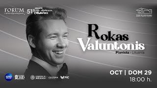 Rokas Valuntonis pianista en el Teatro del Bicentenario Roberto Plasencia Saldaña [upl. by Jt]