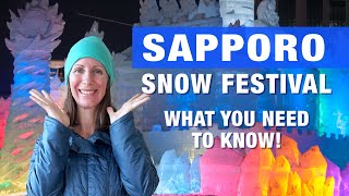 SAPPORO SNOW FESTIVAL in Hokkaido Japan ❄️ Guide to Plan Your Visit [upl. by Etireugram]