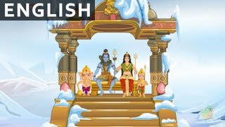 Kuberas Feast  Ganesha In English  Watch this most popular Animated  Cartoon Stories [upl. by Turtle]