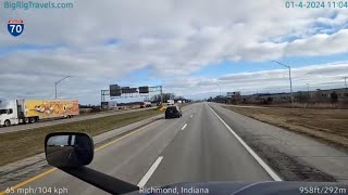 BigRigTravels LIVE  Indianapolis IN to Strongsville OH 1424 [upl. by Scales717]