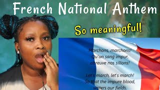 French National Anthem  quotLa Marseillaisequot FREN  Eng Sub  African REACTION [upl. by Treva274]