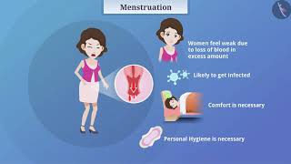 Menstruation and reproductive health  Part 11  English  Class 10 [upl. by Undry]