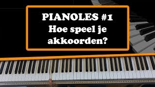 Pianotip 1 Zo kun je akkoorden leren spelen op piano [upl. by Alwitt611]