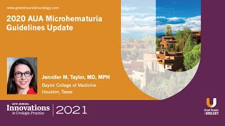 2020 AUA Microhematuria Guidelines Update [upl. by Aurora652]