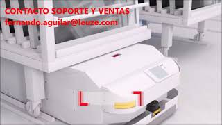 Sensores para Almacenes inteligentes Automatizados proyectos AGV LEUZE MEXICO [upl. by Xela733]