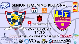 LIGA REGIONAL SENIOR FEMENINA ADV MIGUELTURRA  CD SALESIANOS GUADALAJARAFASE FINAL 20232024 [upl. by Aleta478]