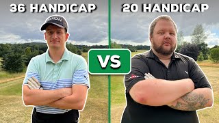 4 Hole Golf Match High Handicap Golf [upl. by Kcirdnekal]