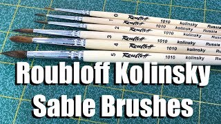 Roubloff Kolinsky Sable Brushes [upl. by Neda]