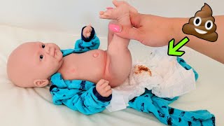 Silicone Baby Boy Exploding Diaper Change Videos [upl. by Selimah]