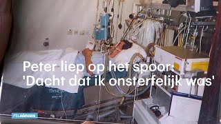 Peter liep op het spoor ‘De trein greep mij op volle snelheid  RTL NIEUWS [upl. by Yerdna]