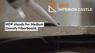 MDF Board  Pros Cons and Best Uses in Home Design  Nido Home Interiors interiordesign kitchen [upl. by Eaj]