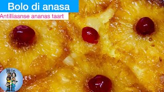 Ananas taart  Bolo di anasa  recept [upl. by Reggy]