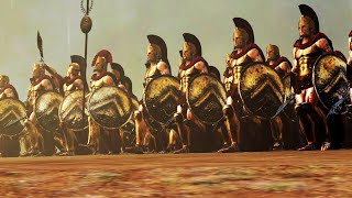 Spartan Battle  1200 vs 10000 Persian Immortals  Epic Cinematic Total War Battle [upl. by Astera830]