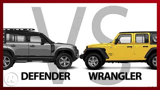 2020 Land Rover Defender vs Jeep Wrangler Rubicon There can be only one [upl. by Licht594]