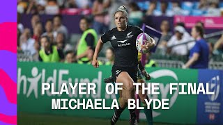 quotOther teams hopefully cant keep upquot  Michaela Blyde  Hong Kong HSBC SVNS Player of the Final [upl. by Eahsed]