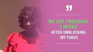 Patient quotWe Got Pregnant 3 Weeks after Unblocking My Tubesquot [upl. by Leonelle]