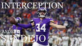 Every Andrew Sendejo Interception  NFL Highlights [upl. by Eimilb]