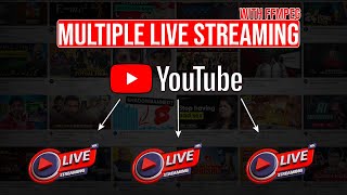 Multiple live streaming on YouTube channel using ffmpeg amp looping the video  technical freelancer [upl. by Leahcimdivad]