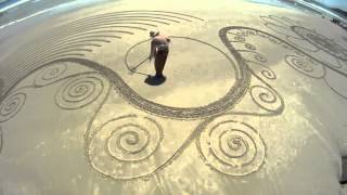 Sand Circles  Crop Circles  Byron Bay [upl. by Tripp559]