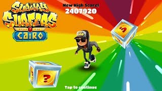 Subway Surfers Cairo Full Gameplay Till Find Two SMBs New High Score  D2 [upl. by Duwe]