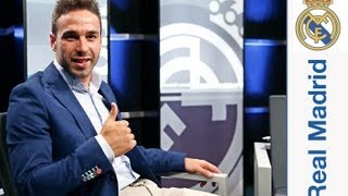 Primera entrevista a Dani Carvajal como jugador del Real Madrid [upl. by Hsina]