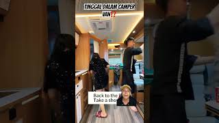 TINGGAL DALAM CAMPER VAN⁉️ vanlife travel camping automobile rvlife roadtrip rv [upl. by Hemingway]